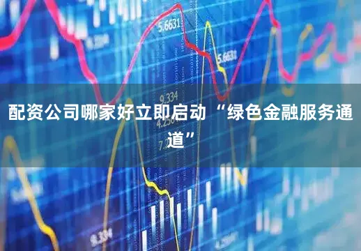 配资公司哪家好立即启动 “绿色金融服务通道”